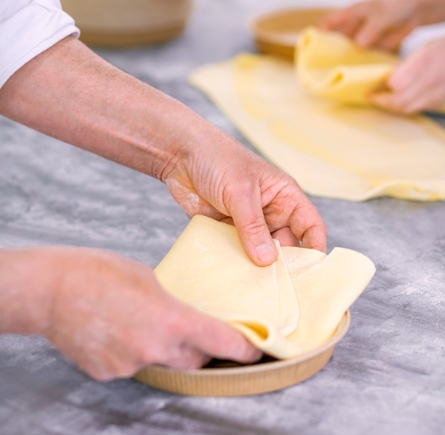 pose de pâte